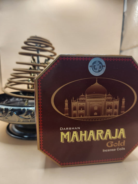 Darshan Maharaja Incense coils.