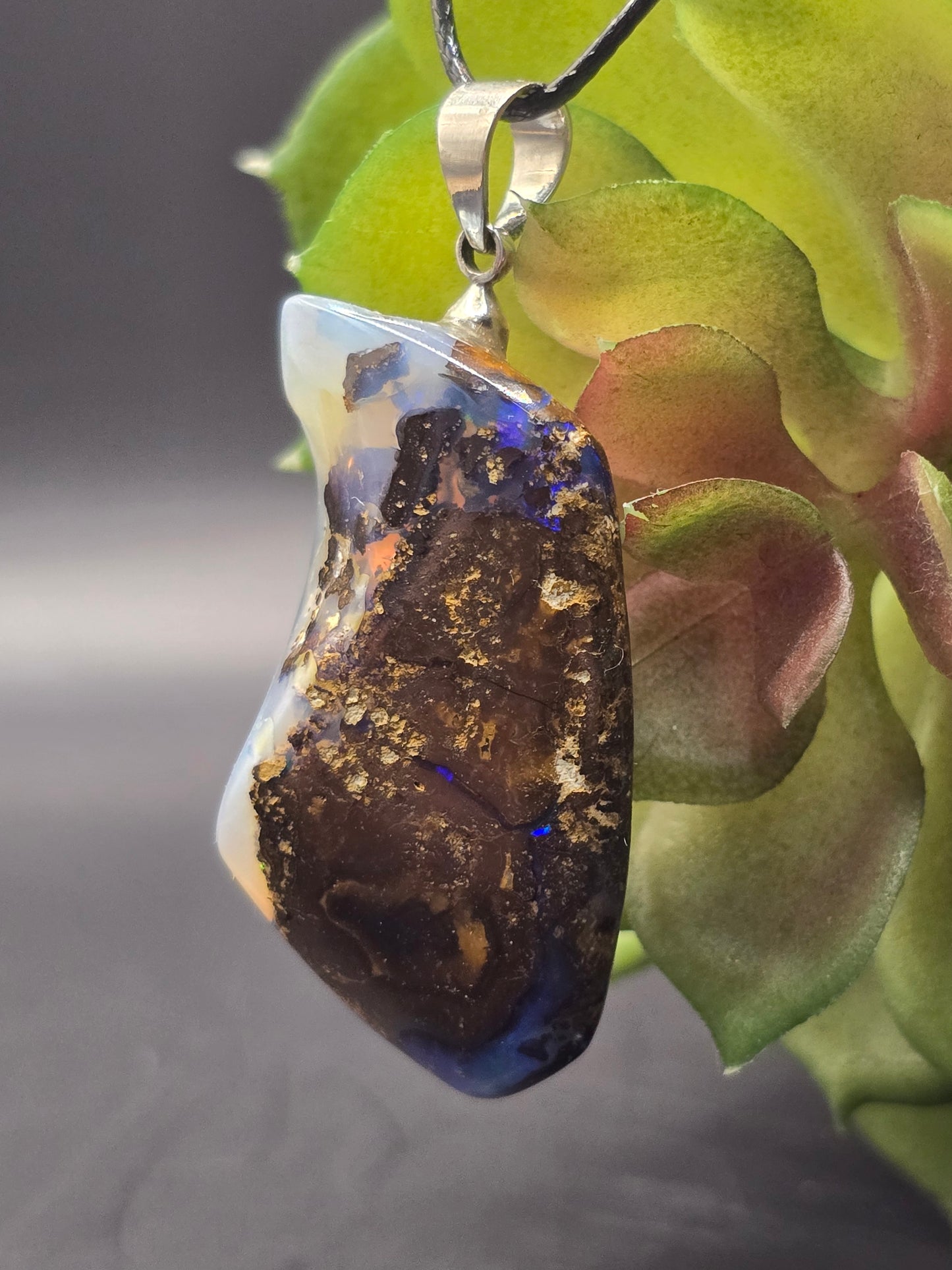 Boulder Opal Necklace.