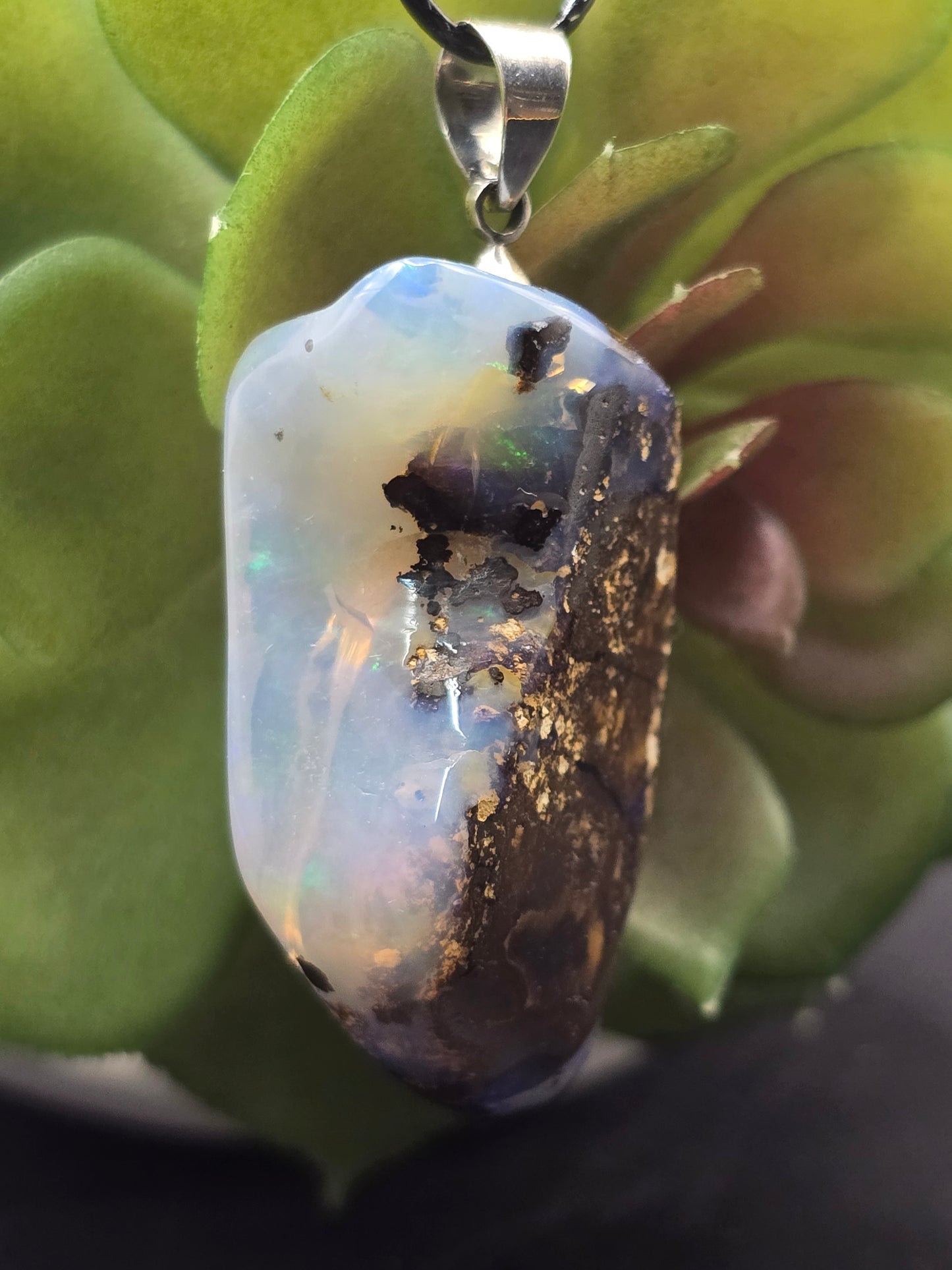Boulder Opal Necklace.
