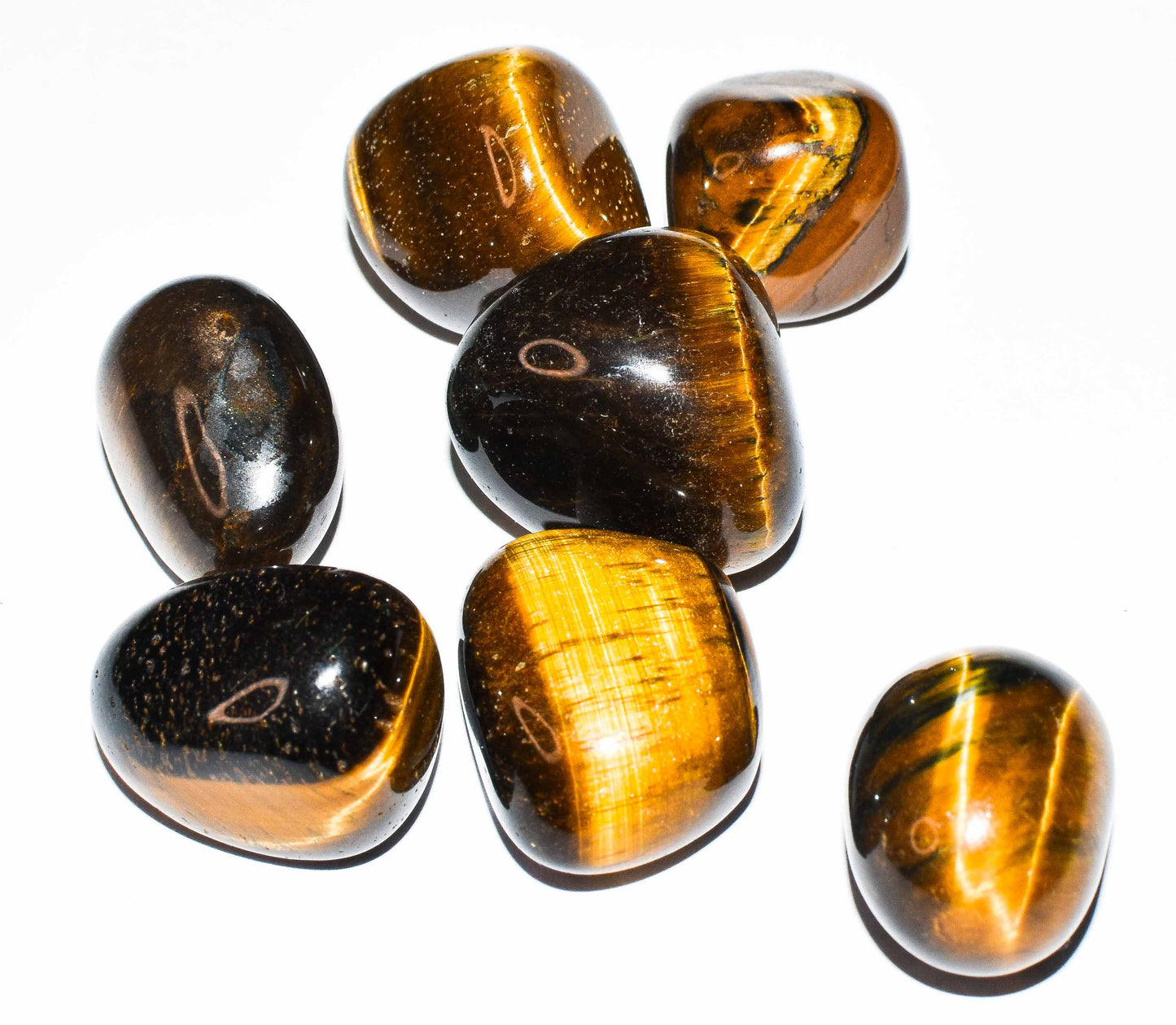 Gold Tiger Eye Tumble Stone.