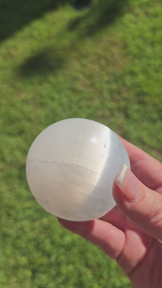Selenite Sphere.